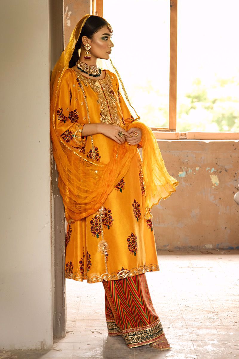 The Pink Tree Company | Wedding Wear | SAFFRON SYMPHONY by The Pink Tree Company - Designer Dress - Type: Ladies Clothes - Available at Libayah - 100% Original