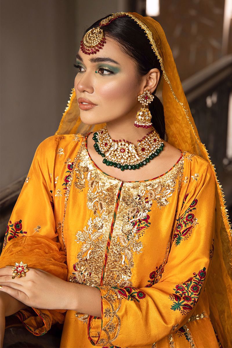 The Pink Tree Company | Wedding Wear | SAFFRON SYMPHONY by The Pink Tree Company - Designer Dress - Type: Ladies Clothes - Available at Libayah - 100% Original