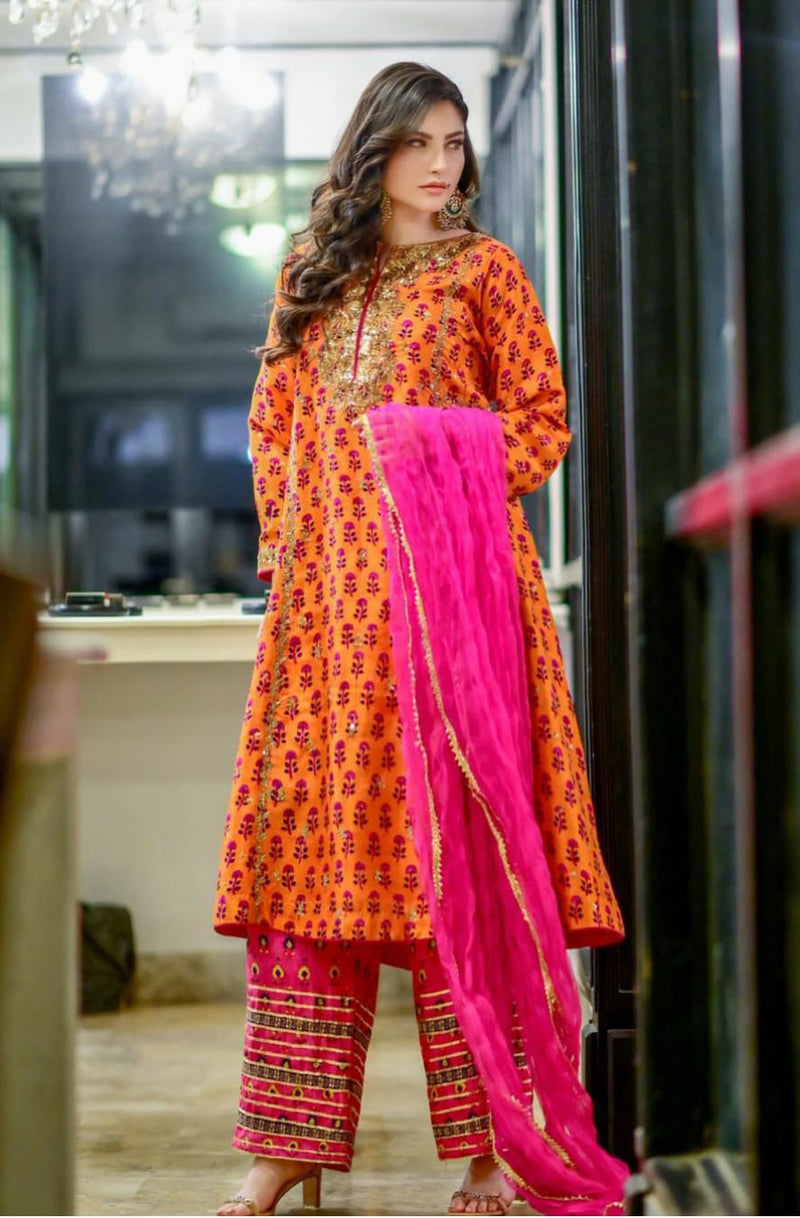 The Pink Tree Company | Wedding Wear | NEELUM MUNIR OUTFIT by The Pink Tree Company - Designer Dress - Type: Ladies Clothes - Available at Libayah - 100% Original