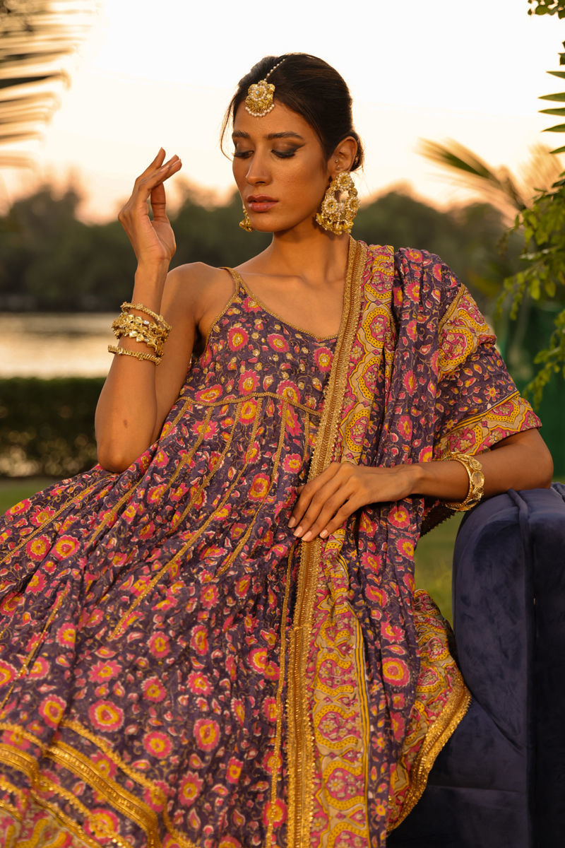 The Pink Tree Company | Wedding Wear | PLUM PASSION by The Pink Tree Company - Designer Dress - Type: Ladies Clothes - Available at Libayah - 100% Original