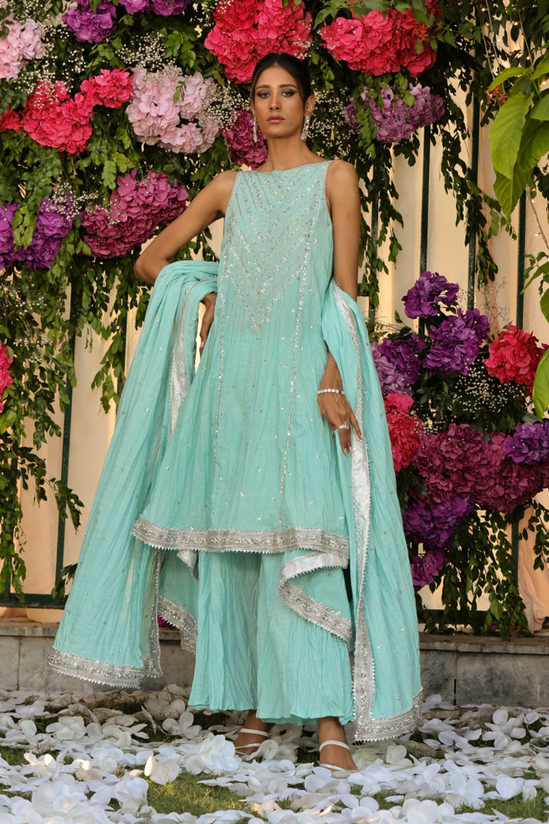 The Pink Tree Company | Wedding Wear | AZURE ALLURE by The Pink Tree Company - Designer Dress - Type: Ladies Clothes - Available at Libayah - 100% Original