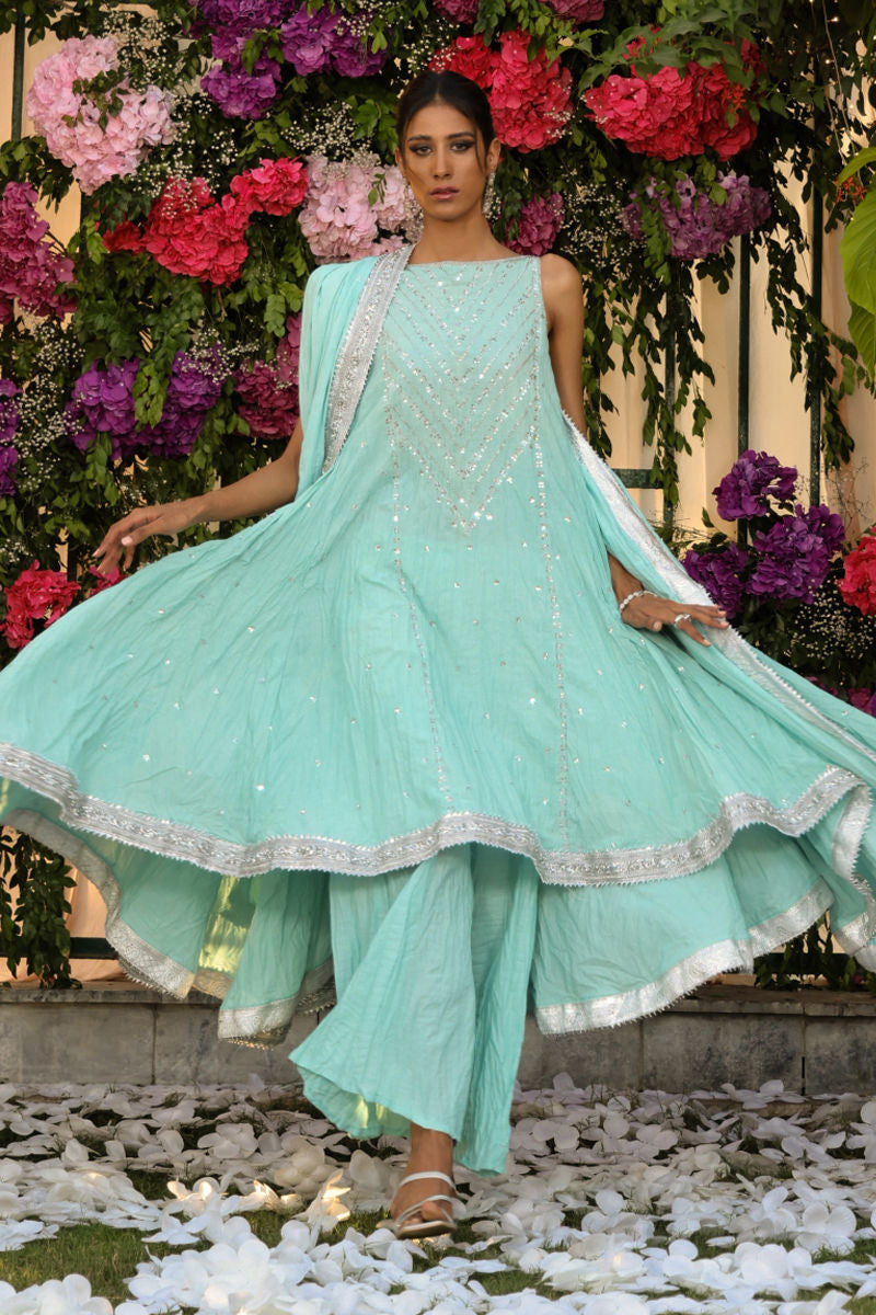 The Pink Tree Company | Wedding Wear | AZURE ALLURE by The Pink Tree Company - Designer Dress - Type: Ladies Clothes - Available at Libayah - 100% Original