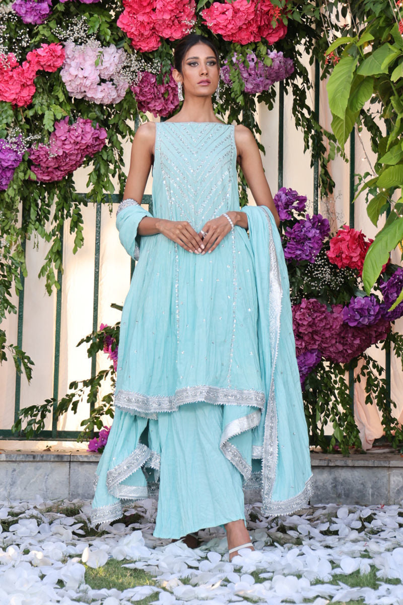 The Pink Tree Company | Wedding Wear | AZURE ALLURE by The Pink Tree Company - Designer Dress - Type: Ladies Clothes - Available at Libayah - 100% Original