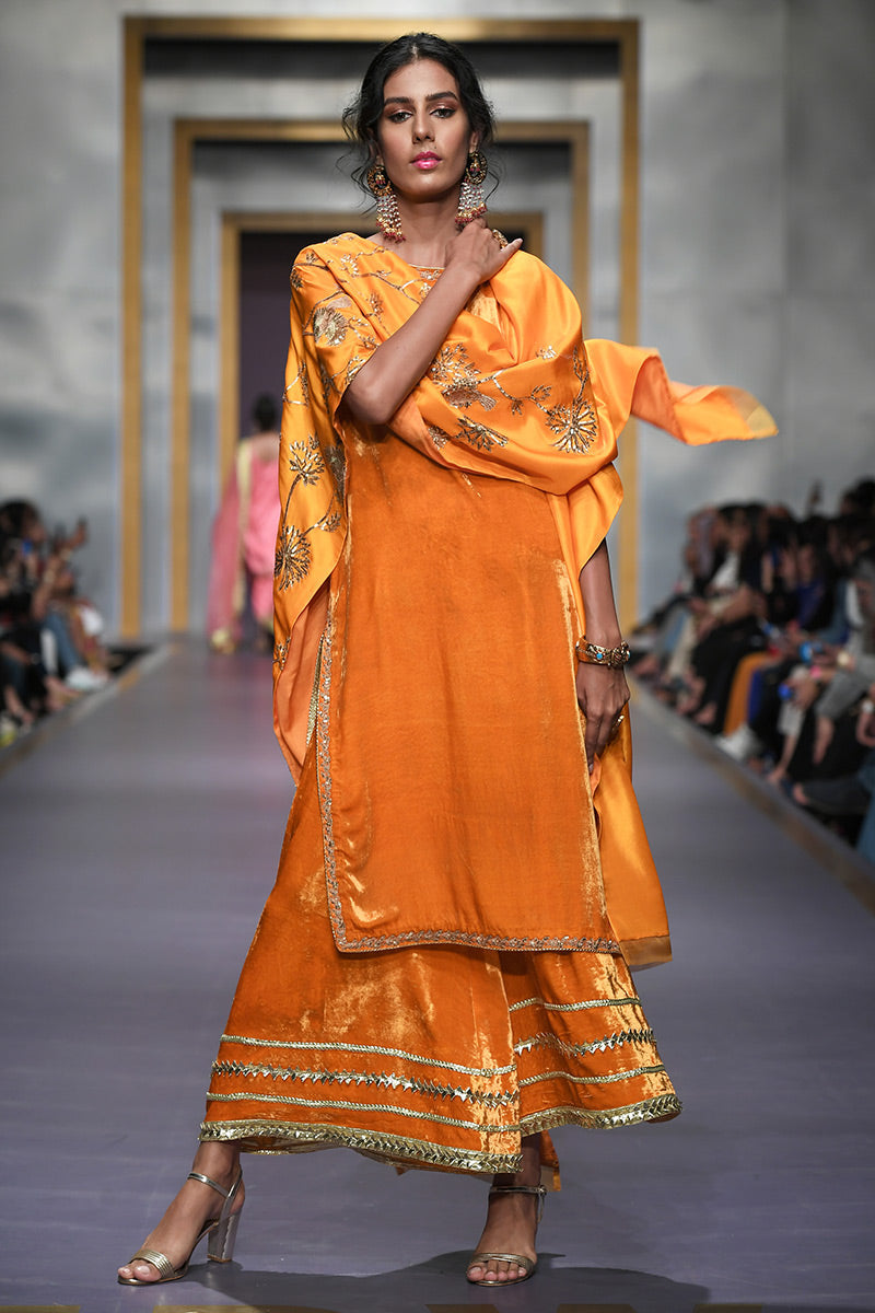 The Pink Tree Company | Wedding Wear | SAFFRON DELIGHT by The Pink Tree Company - Designer Dress - Type: Ladies Clothes - Available at Libayah - 100% Original