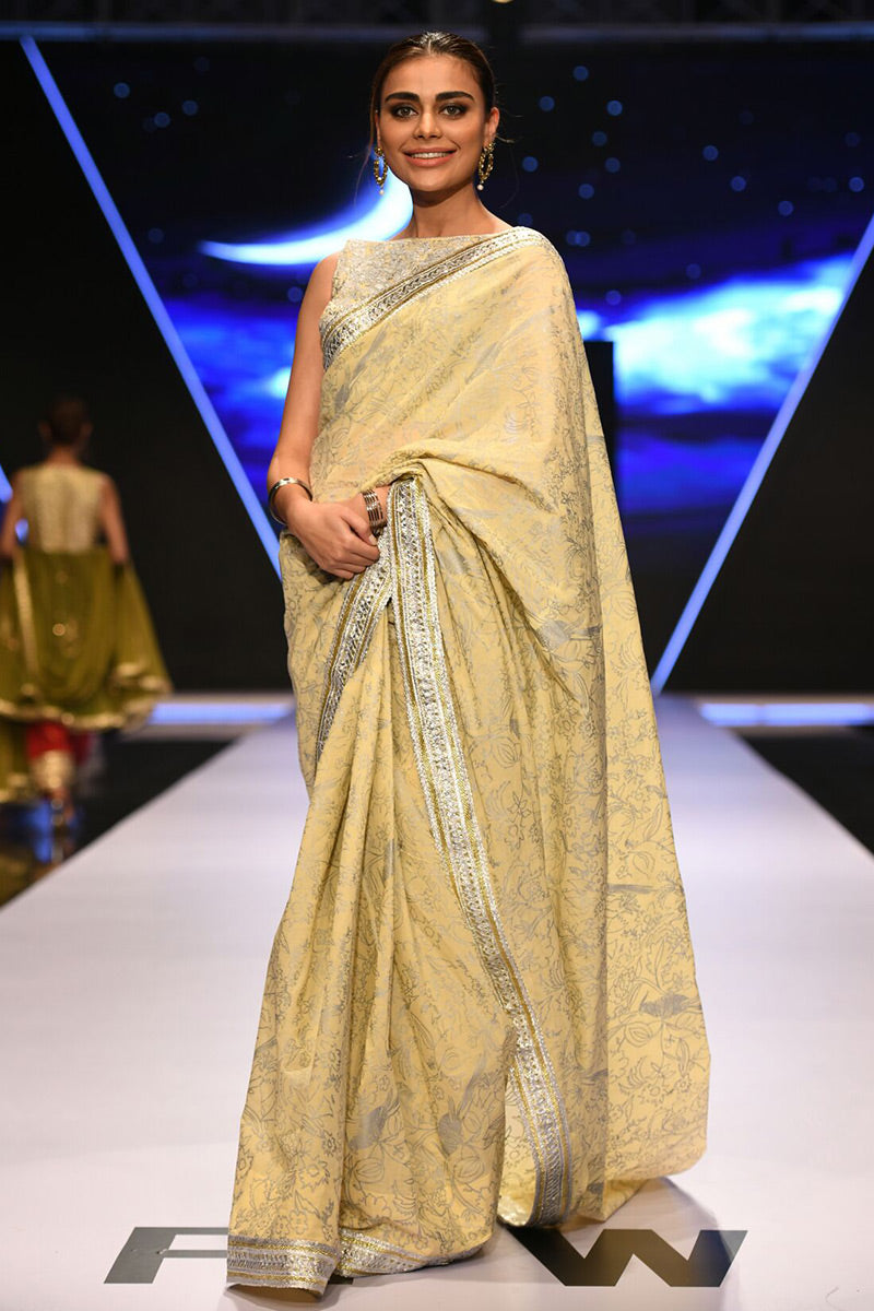 The Pink Tree Company | Wedding Wear | BORDER AND FALL by The Pink Tree Company - Designer Dress - Type: Ladies Clothes - Available at Libayah - 100% Original