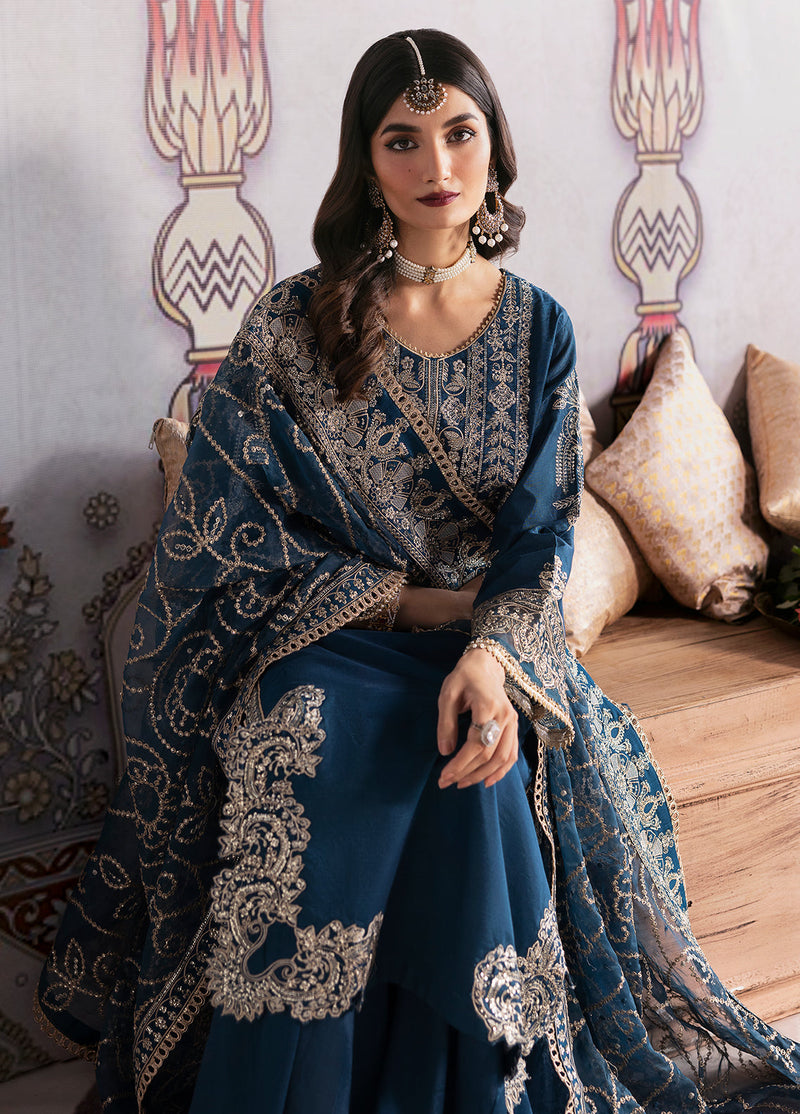 Sahane | There She Glows  | TSG-04 Azure - There She Glows by Sahane - Designer Dress - Type: Ladies Clothes - Available at Libayah - 100% Original