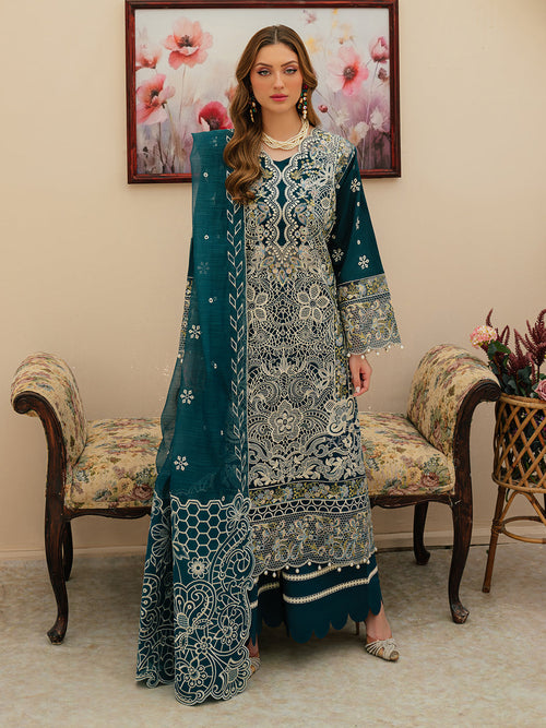 Mahnur | Allenura Luxury Lawn 24 | TUSCANY by Mahnur - Designer Dress - Type: Ladies Clothes - Available at Libayah - 100% Original