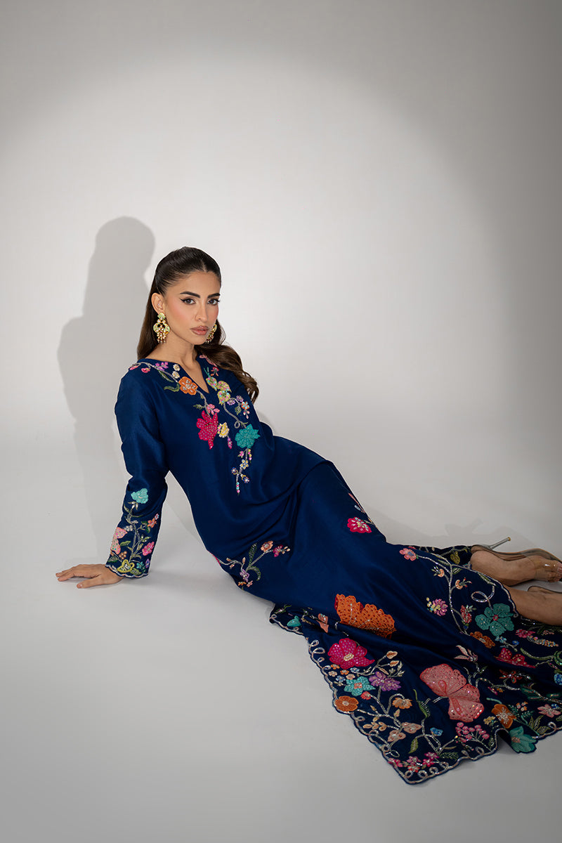 Mina Hassan | Winter 25 | Adina by Mina Hassan - Designer Dress - Type : Ladies Clothes - Available at Libayah - 100% Original 
