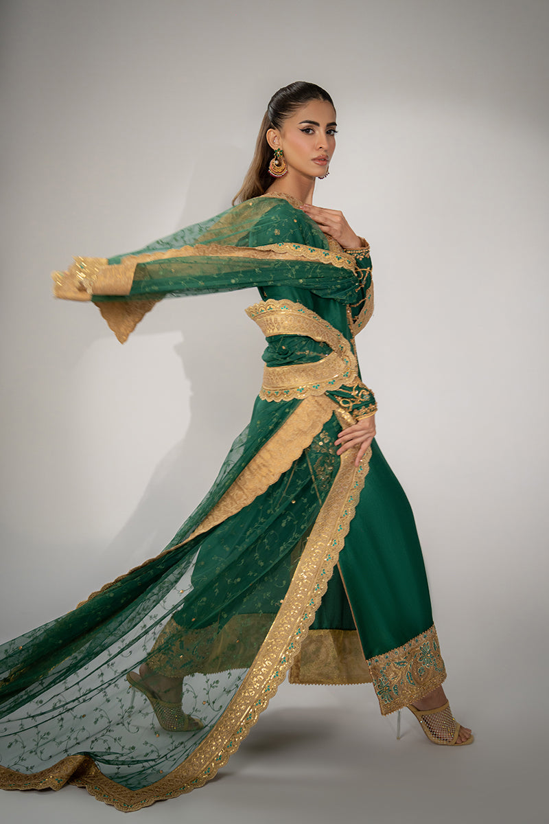 Mina Hassan | Winter 25 | Miraal by Mina Hassan - Designer Dress - Type : Ladies Clothes - Available at Libayah - 100% Original 