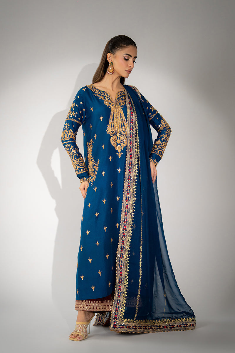 Mina Hassan | Winter 25 | Sireh by Mina Hassan - Designer Dress - Type : Ladies Clothes - Available at Libayah - 100% Original 