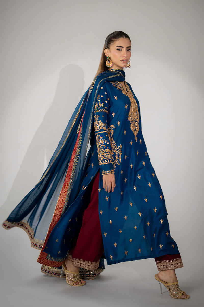 Mina Hassan | Winter 25 | Sireh by Mina Hassan - Designer Dress - Type : Ladies Clothes - Available at Libayah - 100% Original 