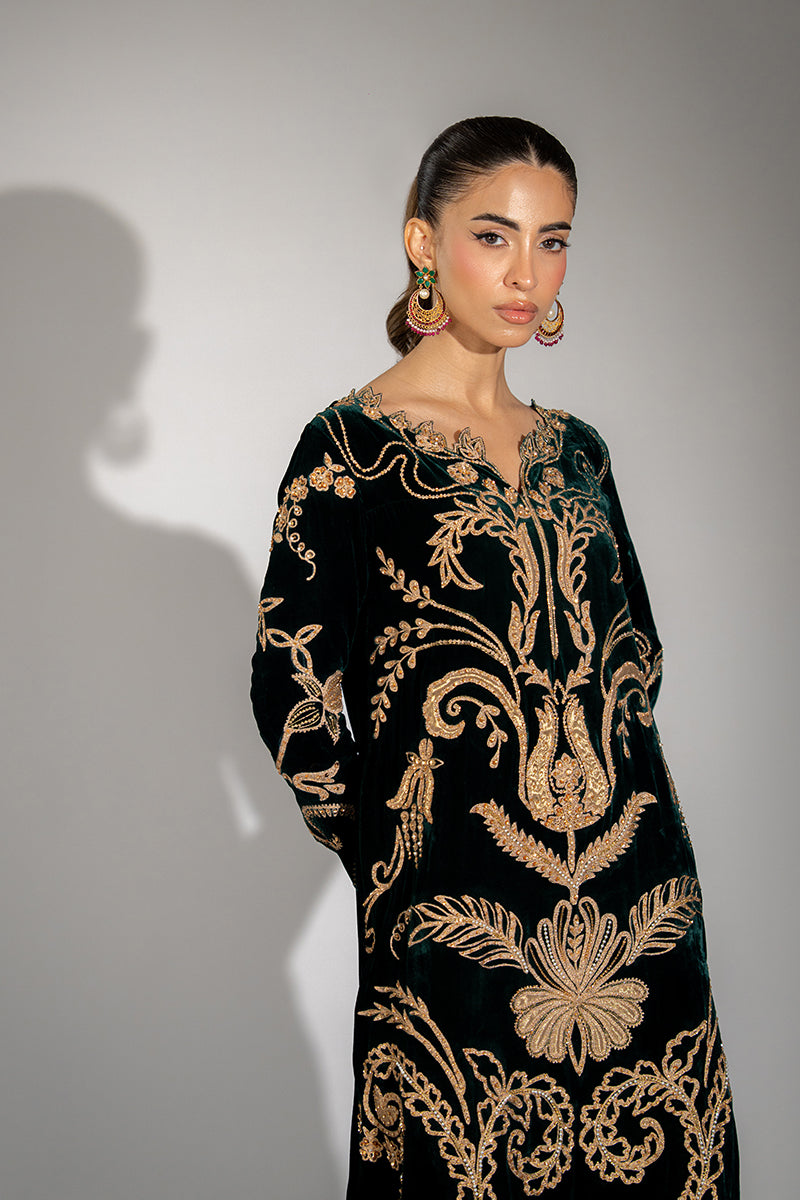 Mina Hassan | Winter 25 | Izma by Mina Hassan - Designer Dress - Type : Ladies Clothes - Available at Libayah - 100% Original 