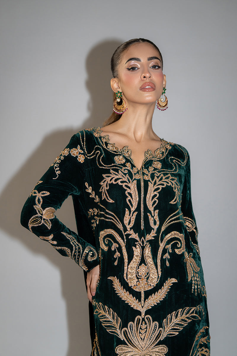 Mina Hassan | Winter 25 | Izma by Mina Hassan - Designer Dress - Type : Ladies Clothes - Available at Libayah - 100% Original 