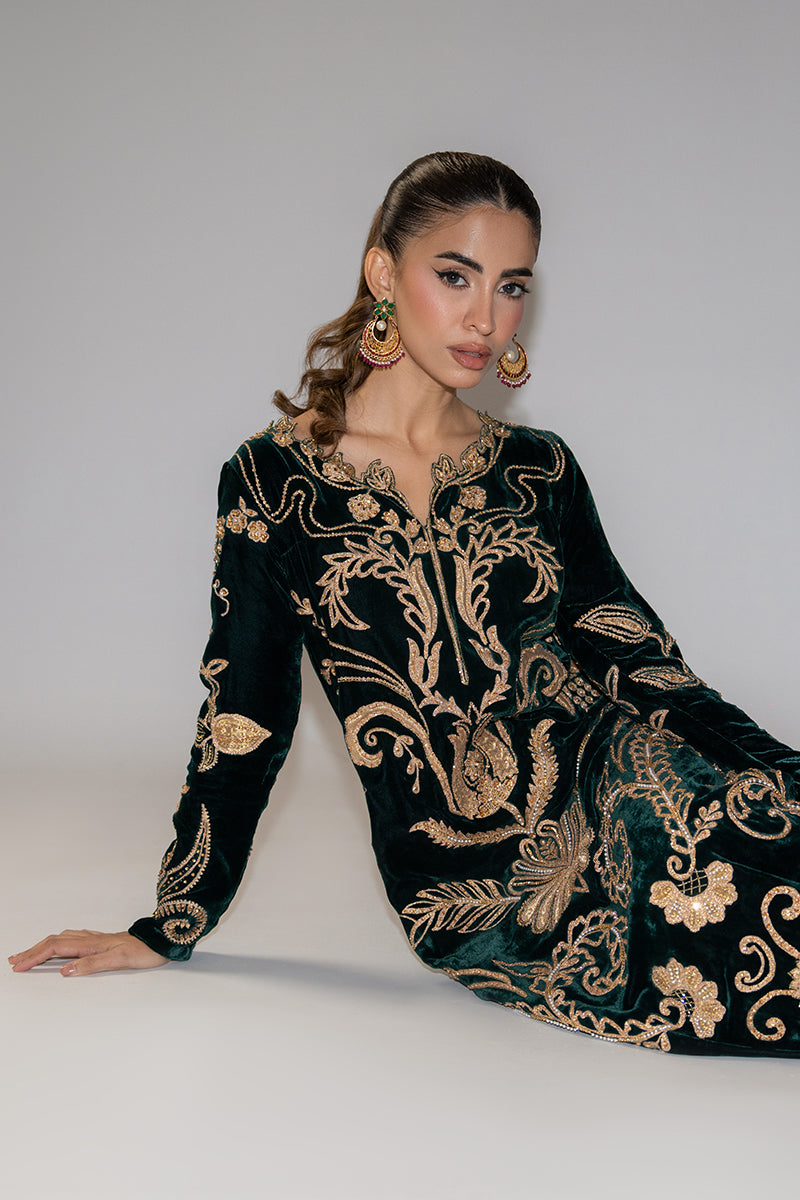Mina Hassan | Winter 25 | Izma by Mina Hassan - Designer Dress - Type : Ladies Clothes - Available at Libayah - 100% Original 