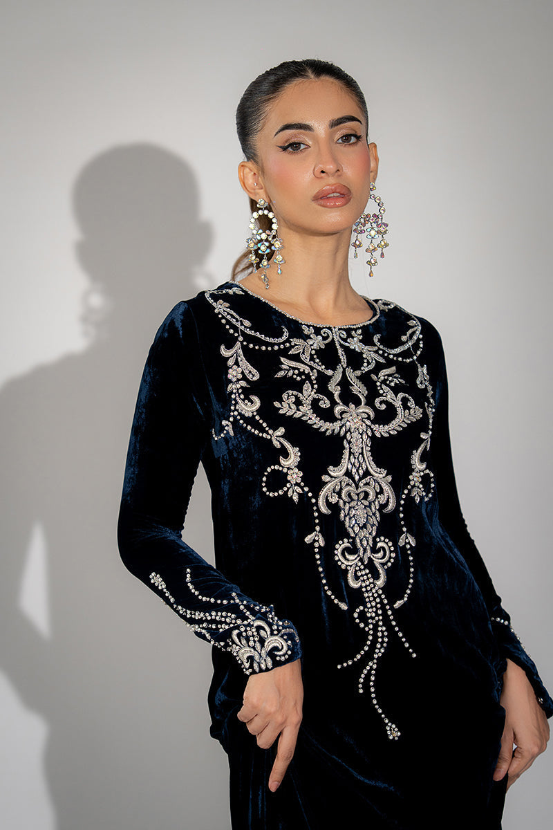 Mina Hassan | Winter 25 | Muskan by Mina Hassan - Designer Dress - Type : Ladies Clothes - Available at Libayah - 100% Original 