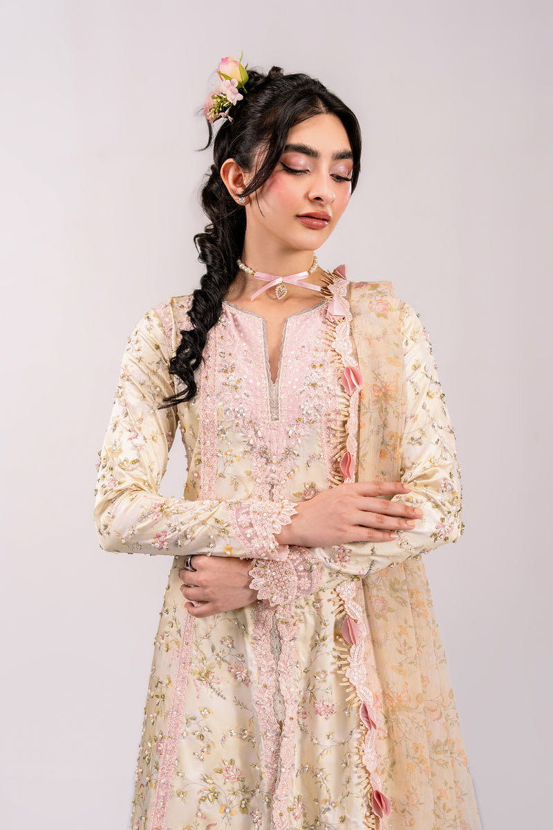 Qalamkar | Luxe Silk 26 | QSL-03 SOLENE by Qalamkar - Designer Dress  - Type : Ladies Clothes - Available at Libayah - 100% Original 