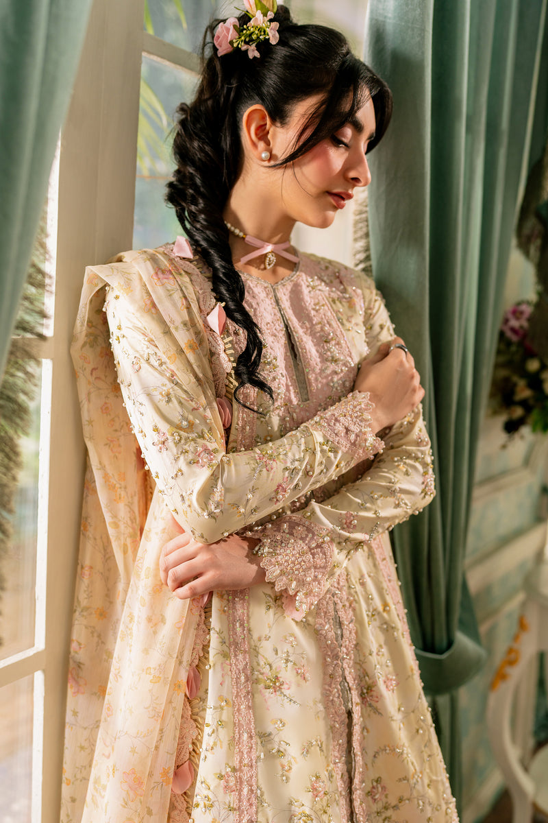 Qalamkar | Luxe Silk 26 | QSL-03 SOLENE by Qalamkar - Designer Dress  - Type : Ladies Clothes - Available at Libayah - 100% Original 