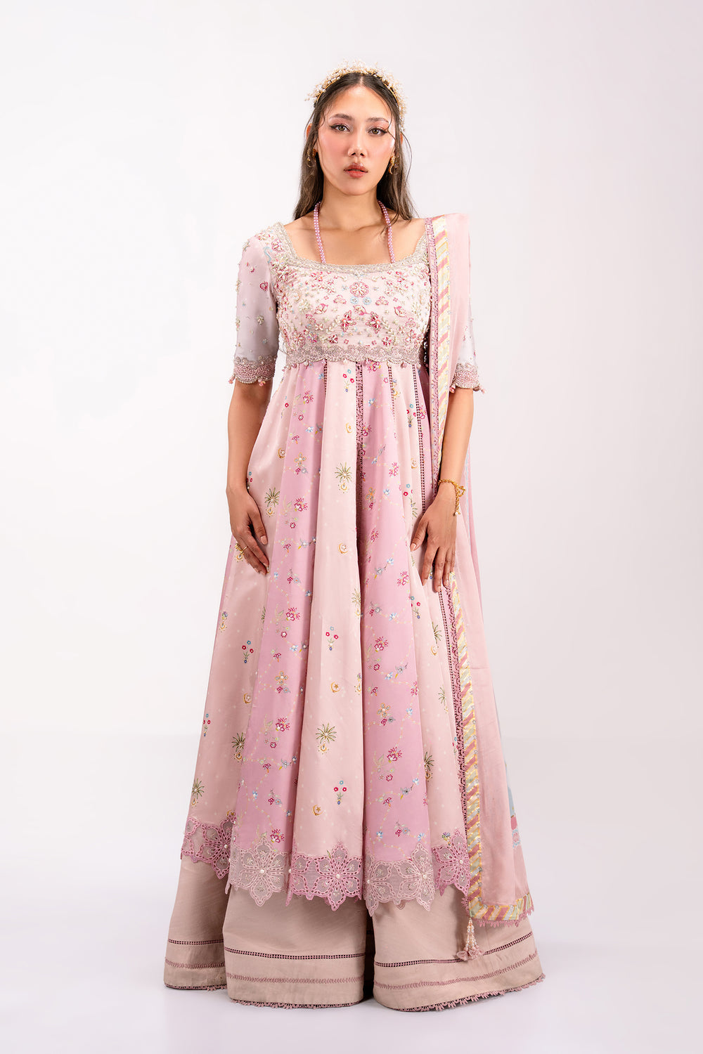 Qalamkar | Luxe Silk 26 | QSL-04 LARA by Qalamkar - Designer Dress  - Type : Ladies Clothes - Available at Libayah - 100% Original 