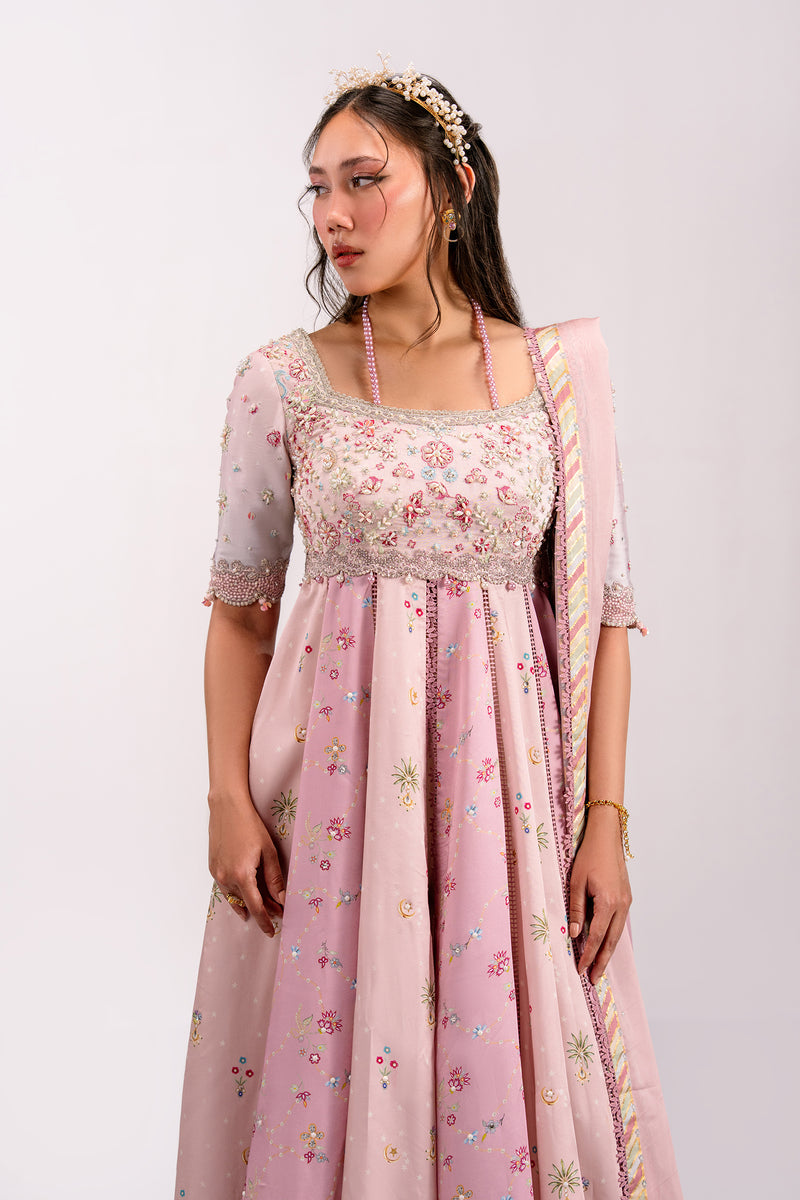 Qalamkar | Luxe Silk 26 | QSL-04 LARA by Qalamkar - Designer Dress  - Type : Ladies Clothes - Available at Libayah - 100% Original 