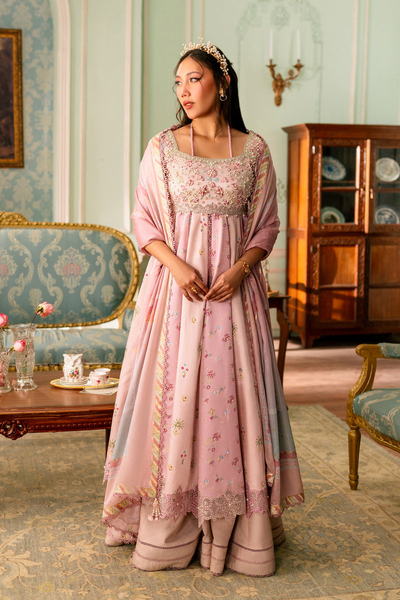 Qalamkar | Luxe Silk 26 | QSL-04 LARA by Qalamkar - Designer Dress  - Type : Ladies Clothes - Available at Libayah - 100% Original 