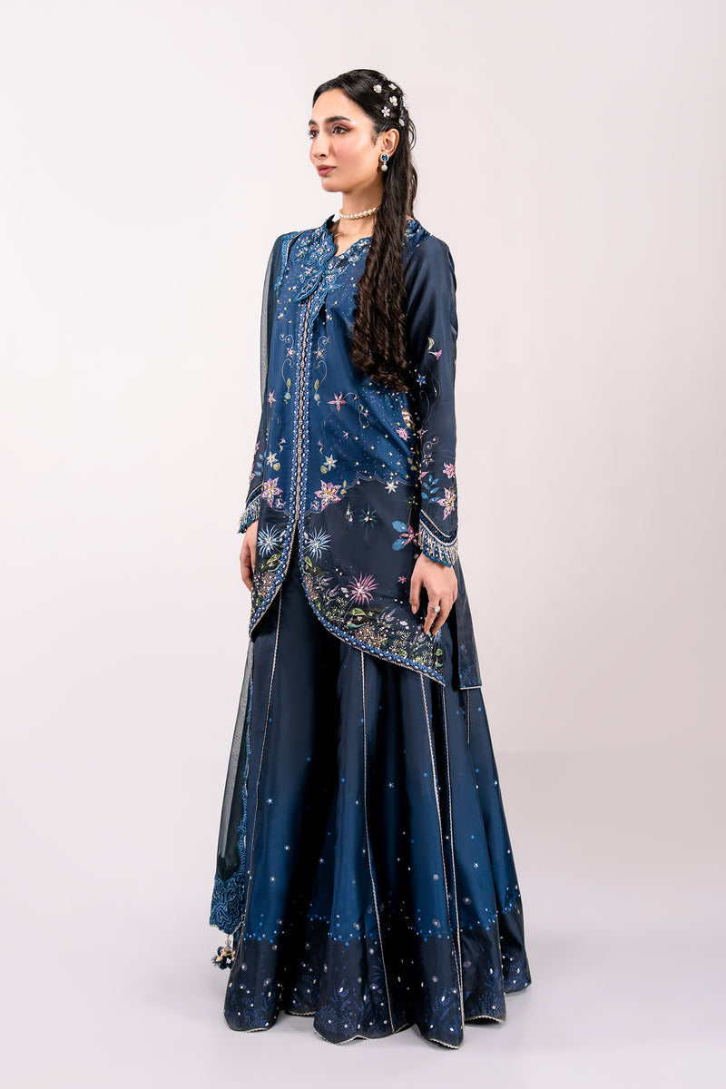 Qalamkar | Luxe Silk 26 | QSL-06 NERINA by Qalamkar - Designer Dress  - Type : Ladies Clothes - Available at Libayah - 100% Original 