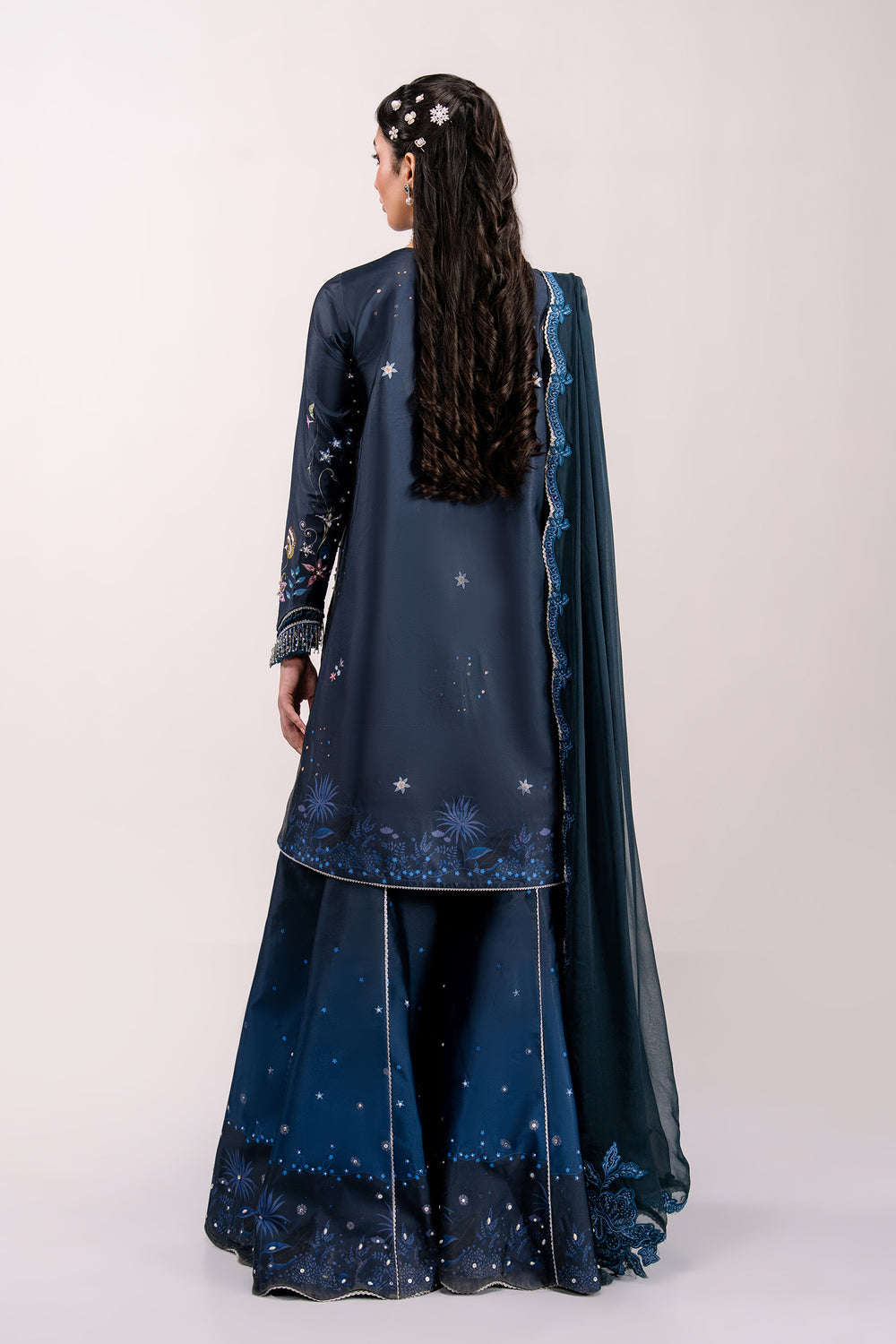 Qalamkar | Luxe Silk 26 | QSL-06 NERINA by Qalamkar - Designer Dress  - Type : Ladies Clothes - Available at Libayah - 100% Original 