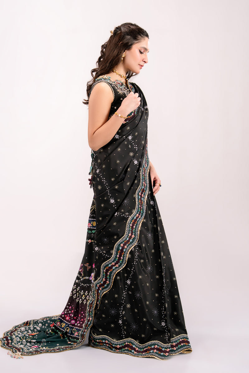 Qalamkar | Luxe Silk 26 | QSL-08 LINNEA by Qalamkar - Designer Dress  - Type : Ladies Clothes - Available at Libayah - 100% Original 