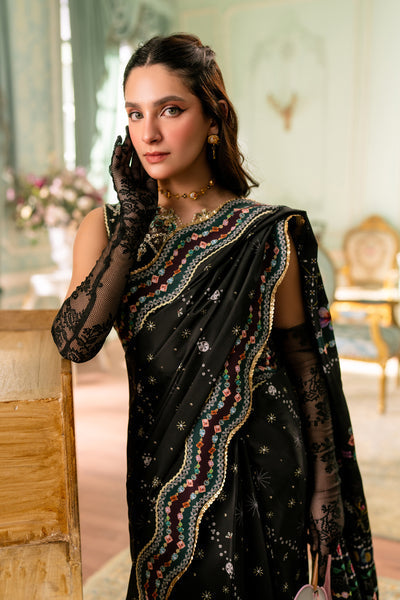 Qalamkar | Luxe Silk 26 | QSL-08 LINNEA by Qalamkar - Designer Dress  - Type : Ladies Clothes - Available at Libayah - 100% Original 