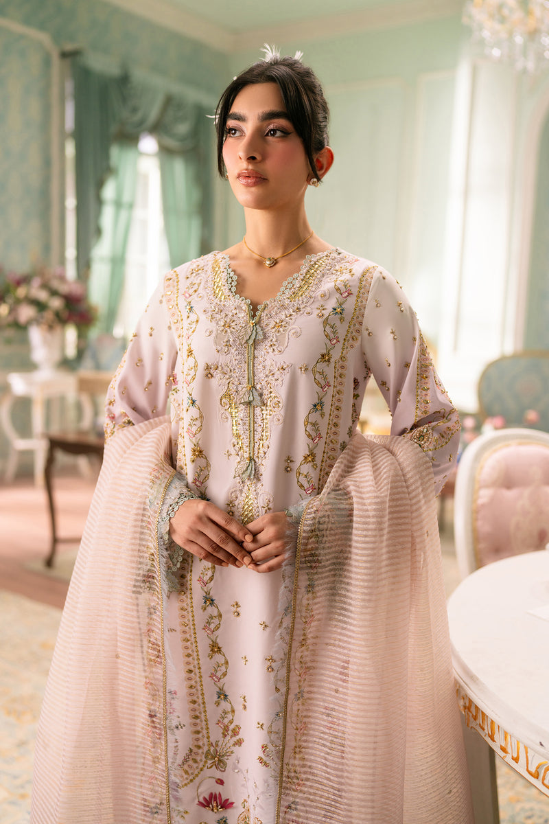 Qalamkar | Luxe Silk 26 | QSL-07 NOA by Qalamkar - Designer Dress  - Type : Ladies Clothes - Available at Libayah - 100% Original 