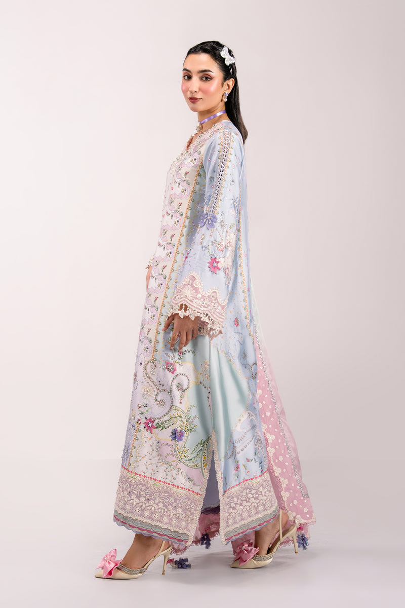 Qalamkar | Luxe Silk 26 | QSL-05 AKARI by Qalamkar - Designer Dress  - Type : Ladies Clothes - Available at Libayah - 100% Original 