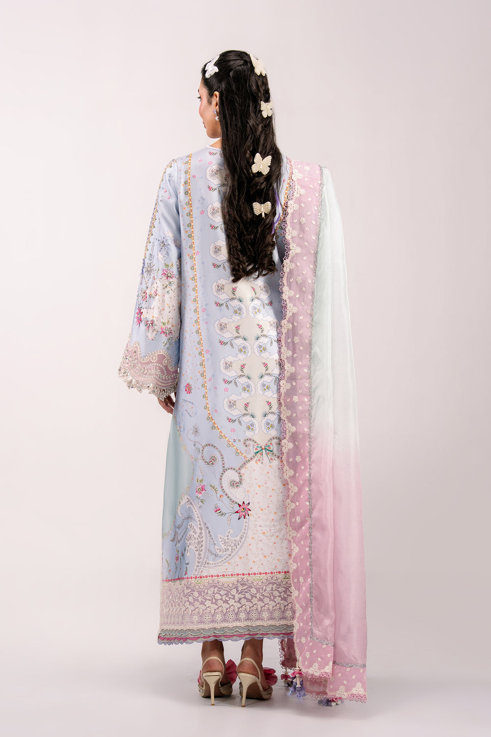 Qalamkar | Luxe Silk 26 | QSL-05 AKARI by Qalamkar - Designer Dress  - Type : Ladies Clothes - Available at Libayah - 100% Original 
