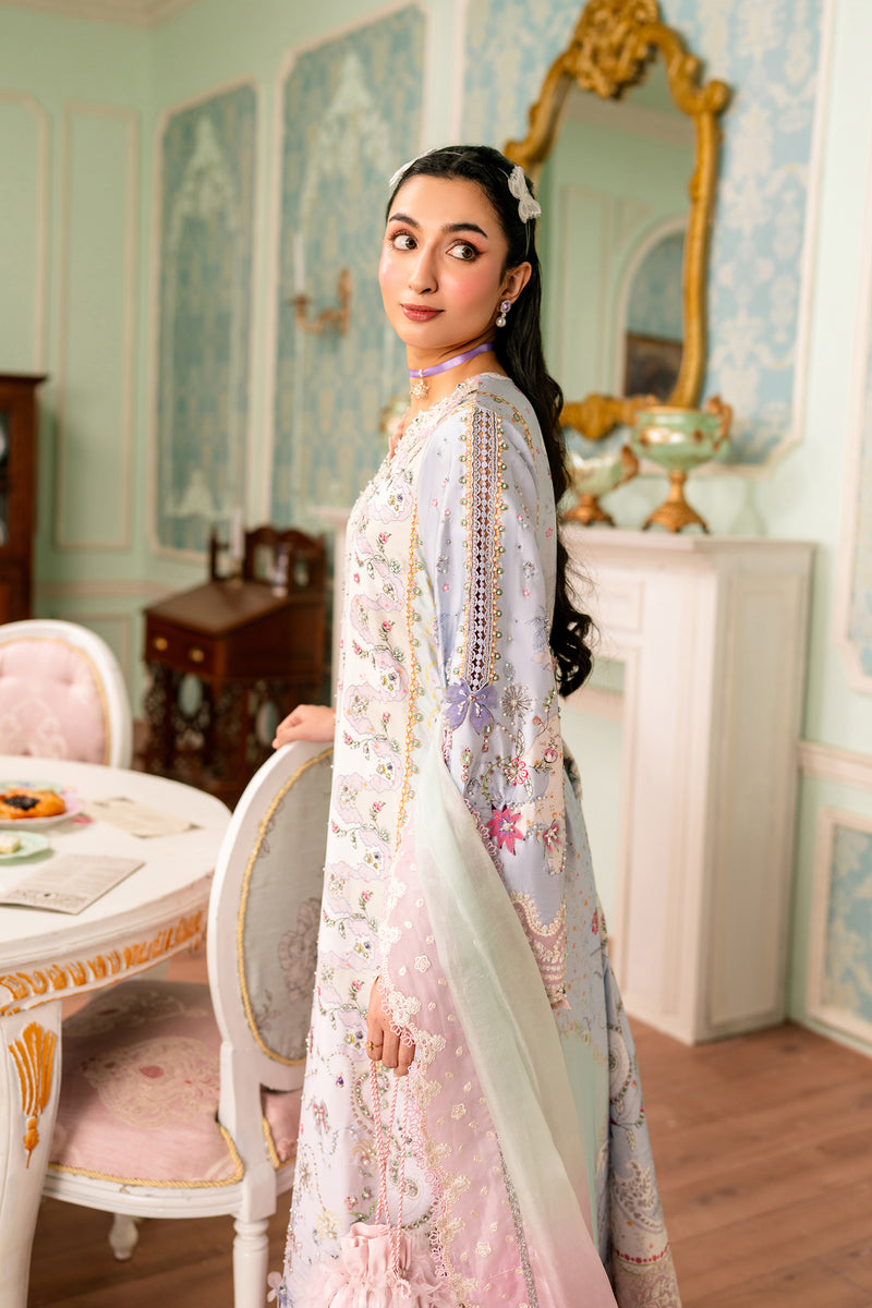 Qalamkar | Luxe Silk 26 | QSL-05 AKARI by Qalamkar - Designer Dress  - Type : Ladies Clothes - Available at Libayah - 100% Original 