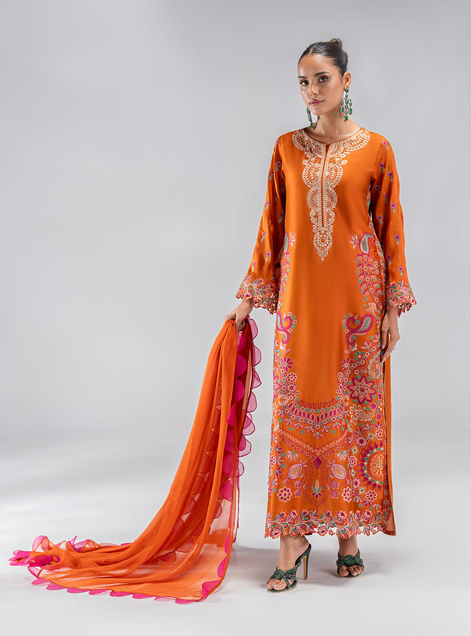 Zainab Chottani | Luxe Pret 25 | Auset by Zainab Chottani - Designer Dress  - Type : Ladies Clothes - Available at Libayah - 100% Original 