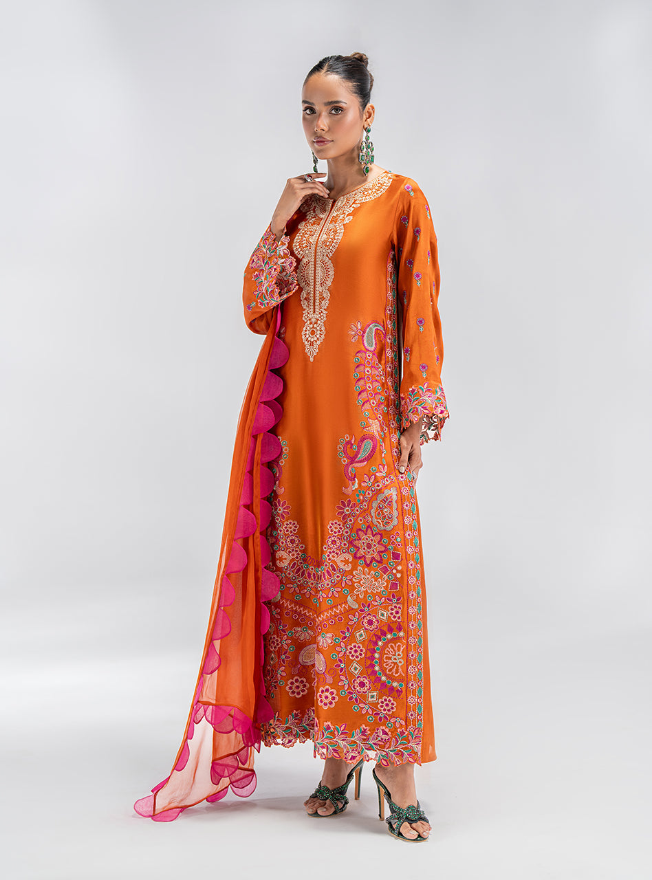 Zainab Chottani | Luxe Pret 25 | Auset by Zainab Chottani - Designer Dress  - Type : Ladies Clothes - Available at Libayah - 100% Original 