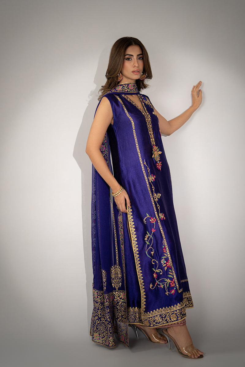 Mina Hassan | Winter 25 | Aria by Mina Hassan - Designer Dress - Type : Ladies Clothes - Available at Libayah - 100% Original 