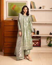 Mushq | Sunehri Lama Silk | Tabeer by Mushq - Designer Dress  - Type : Ladies Clothes - Available at Libayah - 100% Original 