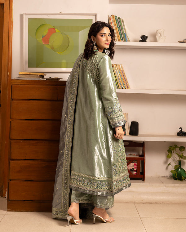 Mushq | Sunehri Lama Silk | Tabeer by Mushq - Designer Dress  - Type : Ladies Clothes - Available at Libayah - 100% Original 