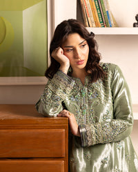 Mushq | Sunehri Lama Silk | Tabeer by Mushq - Designer Dress  - Type : Ladies Clothes - Available at Libayah - 100% Original 