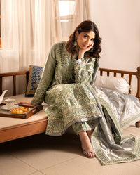 Mushq | Sunehri Lama Silk | Tabeer by Mushq - Designer Dress  - Type : Ladies Clothes - Available at Libayah - 100% Original 
