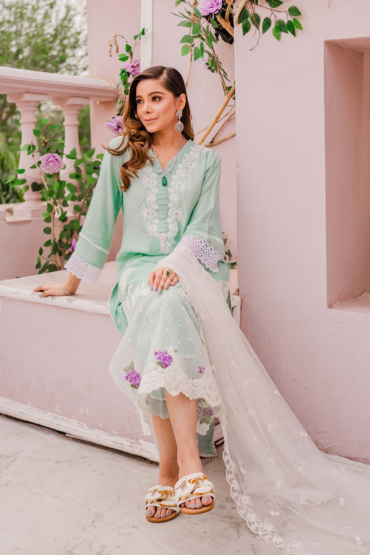 Tabyaa  | Pret |  Jade by Tabyaa - Designer Dress - Type: Ladies Clothes - Available at Libayah - 100% Original