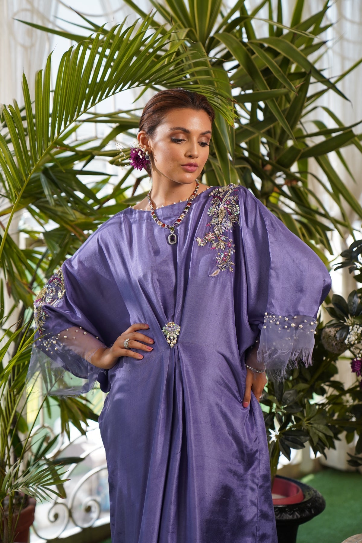 Tabyaa  | Pret |  VIOLET by Tabyaa - Designer Dress - Type: Ladies Clothes - Available at Libayah - 100% Original