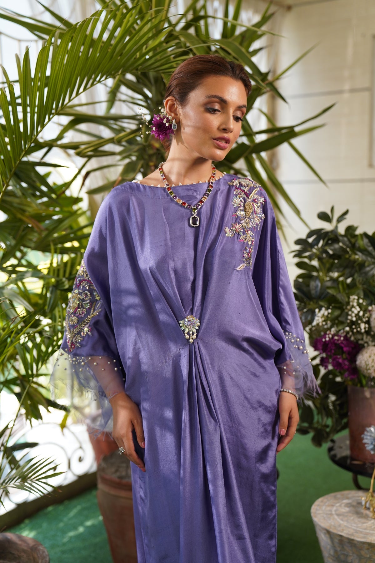 Tabyaa  | Pret |  VIOLET by Tabyaa - Designer Dress - Type: Ladies Clothes - Available at Libayah - 100% Original