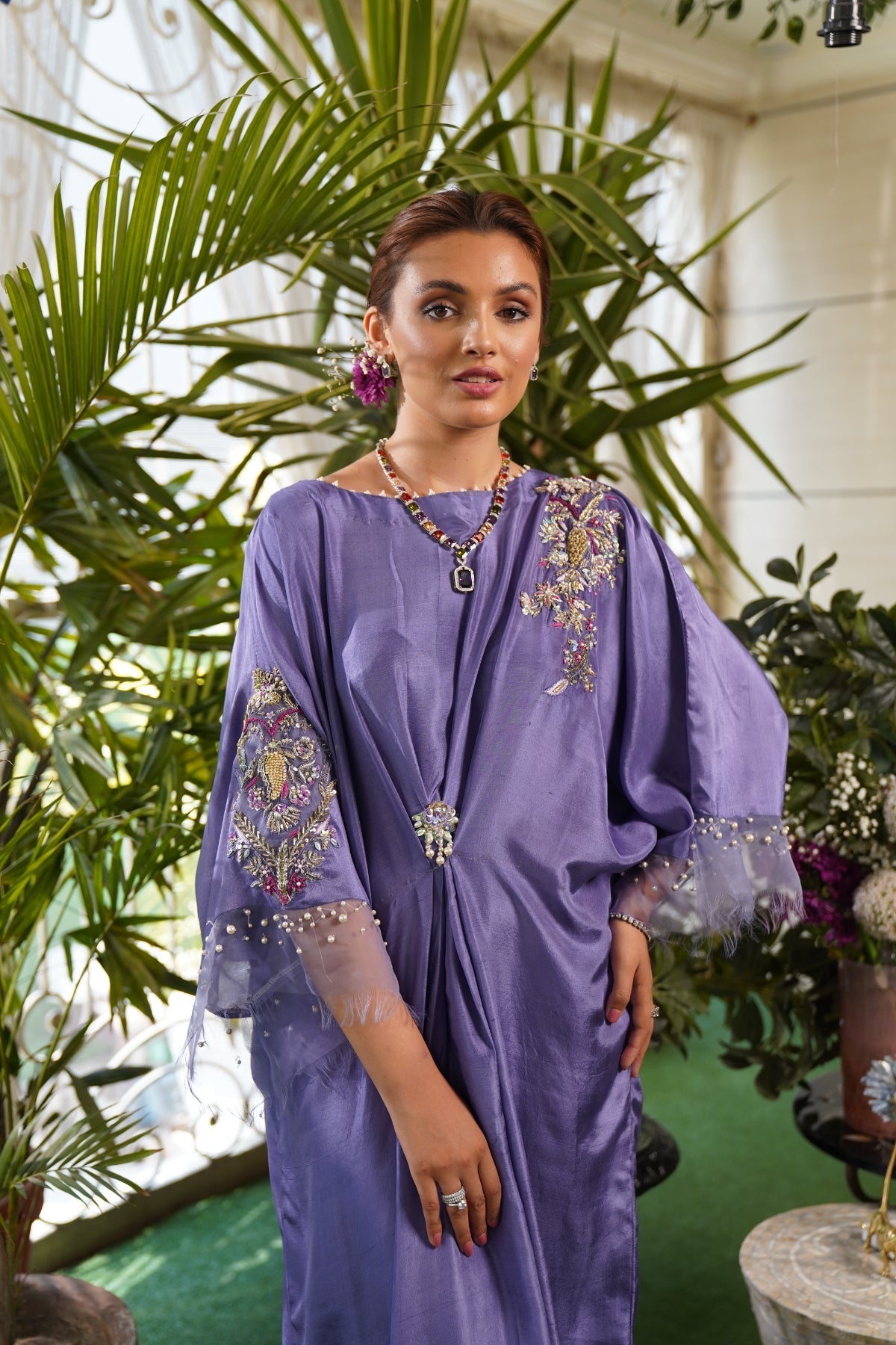 Tabyaa  | Pret |  VIOLET by Tabyaa - Designer Dress - Type: Ladies Clothes - Available at Libayah - 100% Original