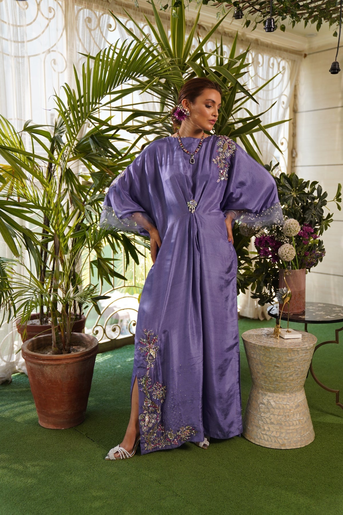 Tabyaa  | Pret |  VIOLET by Tabyaa - Designer Dress - Type: Ladies Clothes - Available at Libayah - 100% Original