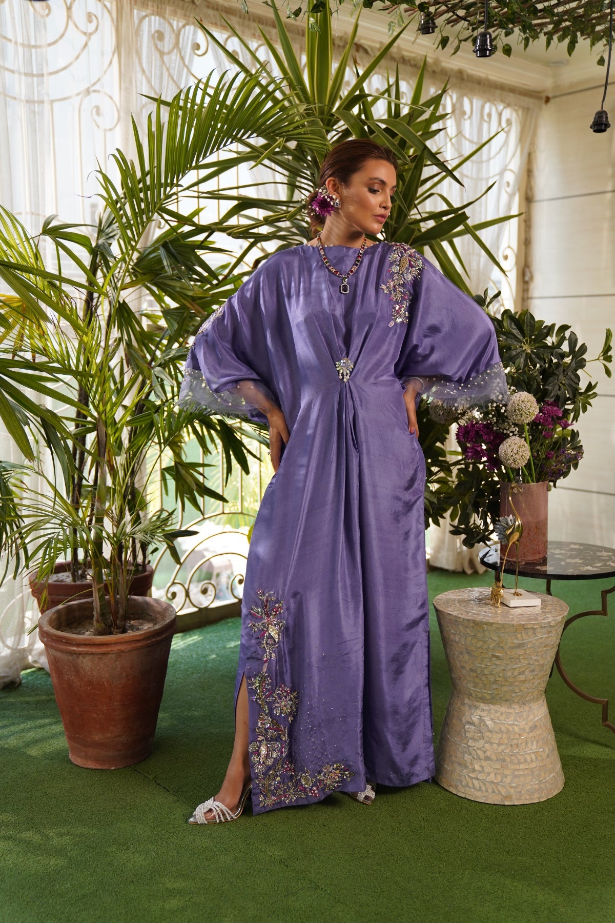 Tabyaa  | Pret |  VIOLET by Tabyaa - Designer Dress - Type: Ladies Clothes - Available at Libayah - 100% Original