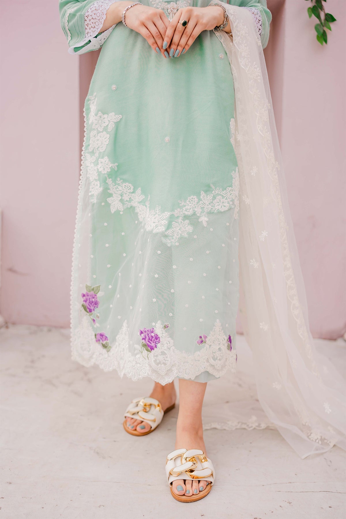 Tabyaa  | Pret |  Jade by Tabyaa - Designer Dress - Type: Ladies Clothes - Available at Libayah - 100% Original