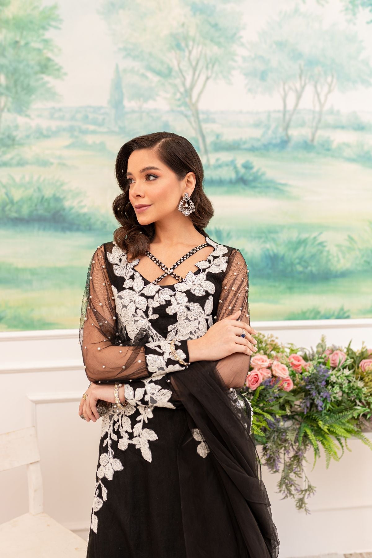 Tabyaa  | Pret |  Midnight by Tabyaa - Designer Dress - Type: Ladies Clothes - Available at Libayah - 100% Original