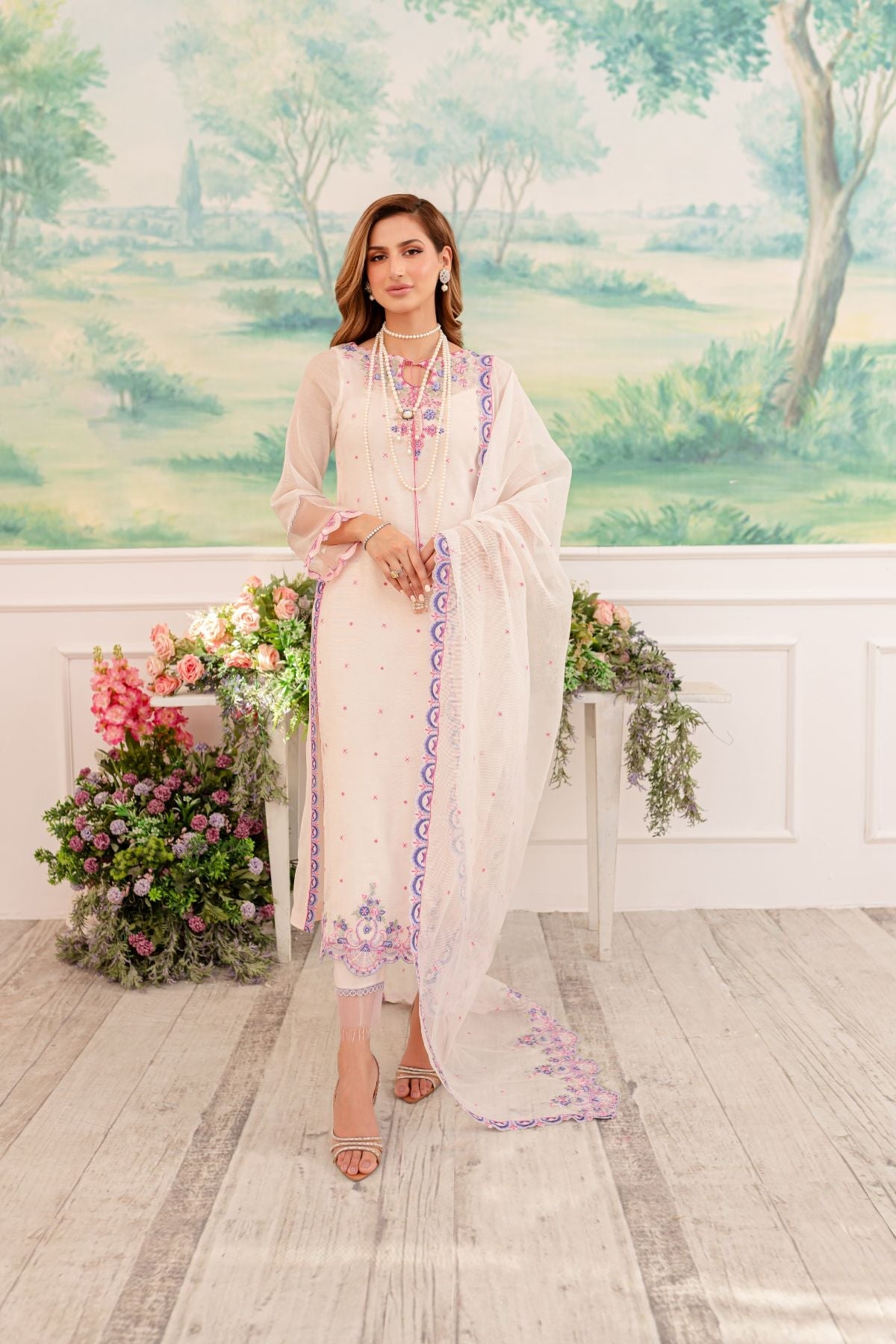 Tabyaa  | Pret |  Mist by Tabyaa - Designer Dress - Type: Ladies Clothes - Available at Libayah - 100% Original