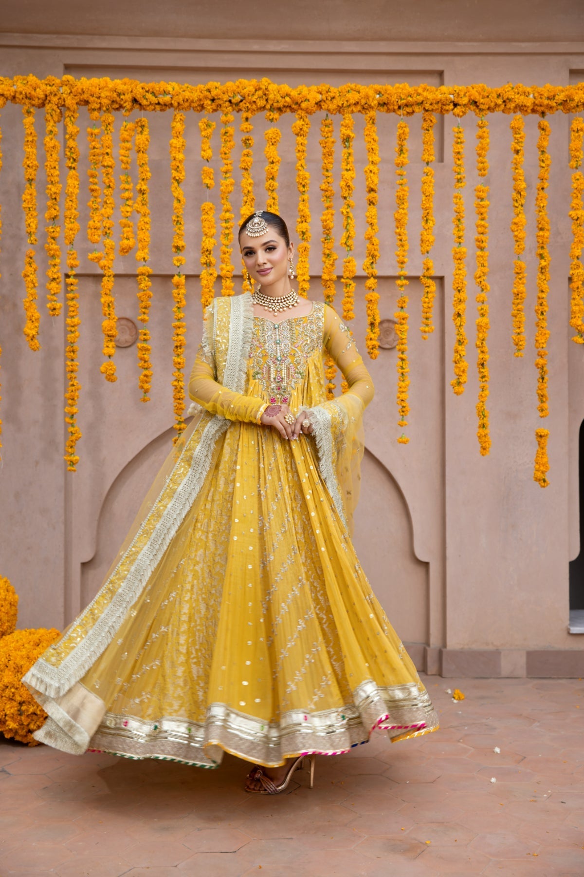 Tabyaa | Sajni Bridal |  Sandal by Tabyaa - Designer Dress - Type: Ladies Clothes - Available at Libayah - 100% Original