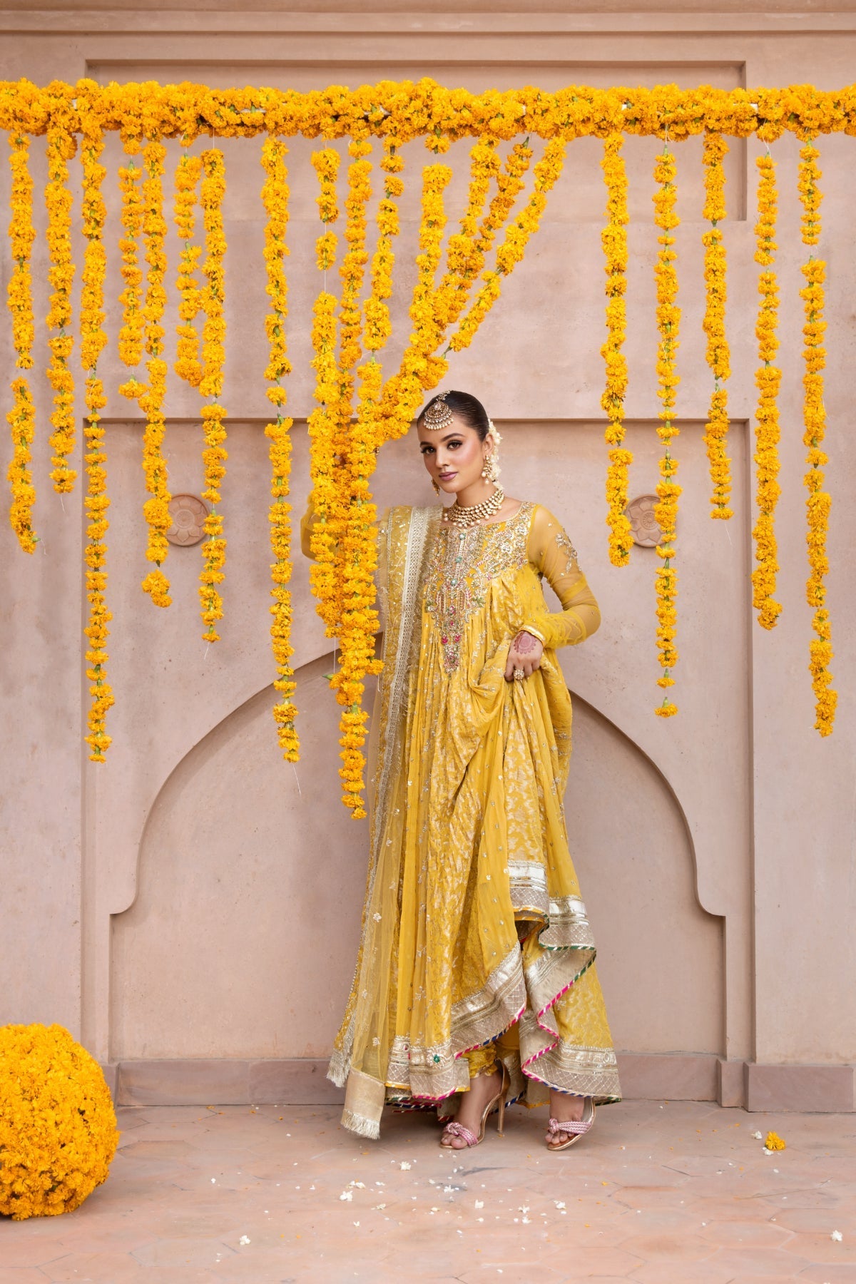 Tabyaa | Sajni Bridal |  Sandal by Tabyaa - Designer Dress - Type: Ladies Clothes - Available at Libayah - 100% Original